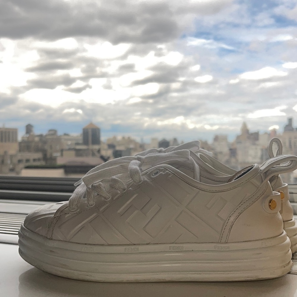 Fendi white sneakers